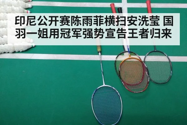 印尼公开赛陈雨菲横扫安洗莹 国羽一姐用冠军强势宣告王者归来